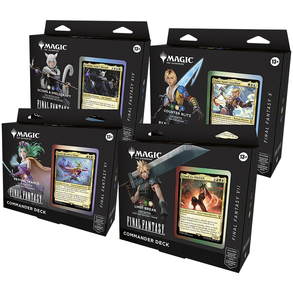 Magic The Gathering - Final Fantasy - Commander Deck Bundle (4x Decks)