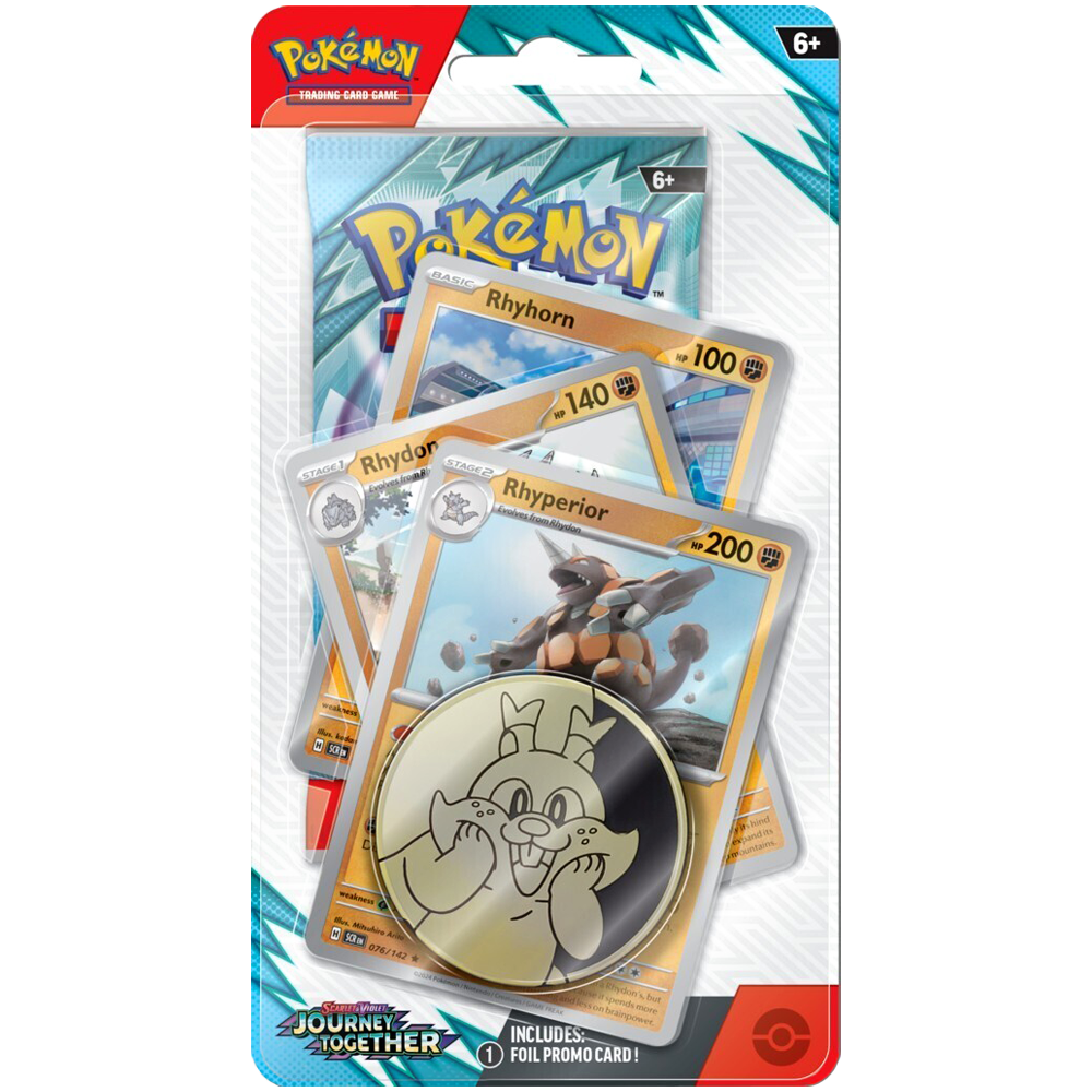 Pokémon TCG - Journey Together - Premium Checklane Blister (Rhyperior)