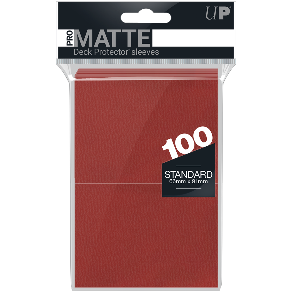 Ultra PRO - Matte Red (100 Sleeves)