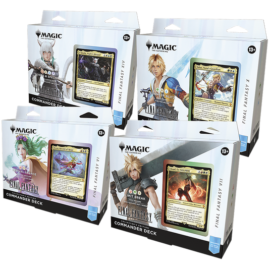 Magic The Gathering : Final Fantasy - Collector's Edition Commander Deck Bundle (4x Decks)