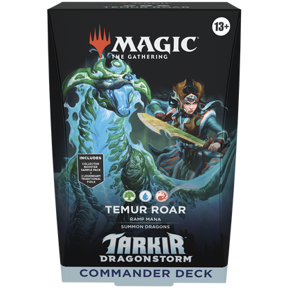 Magic The Gathering : Tarkir Dragonstorm - Commander Deck (Temur Roar)