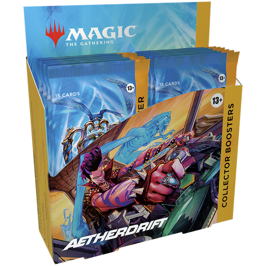 Magic The Gathering : Aetherdrift - Collector Booster Box (12 packs)