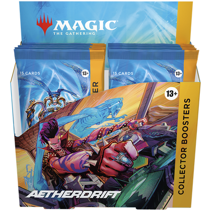 Magic The Gathering : Aetherdrift - Collector Booster Box (12 packs)