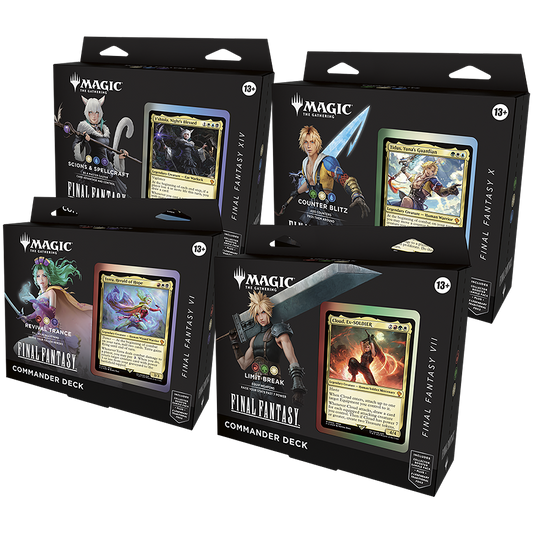 Magic The Gathering : Final Fantasy - Commander Deck Bundle (4x Decks)