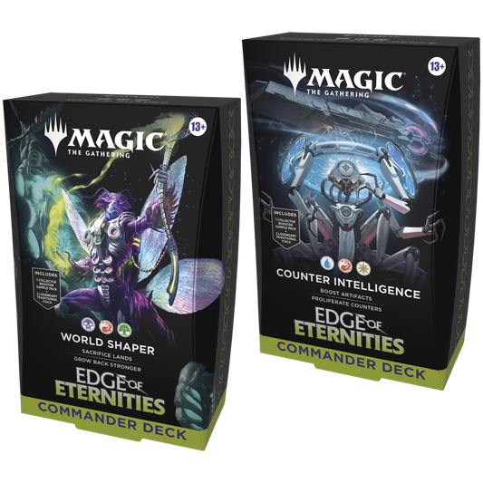 Magic The Gathering : Edge of Eternities - Commander Deck Bundle (2x Decks)