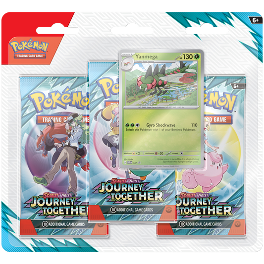 Pokémon : Journey Togerther - 3 Blister Pack (Yanmega)