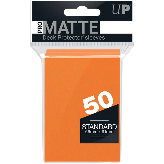 Ultra PRO : Matte Orange - (50 Sleeves)